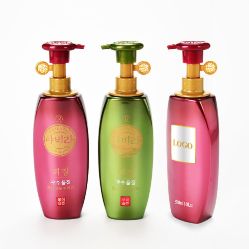500ml 16oz PET Plastic Shampoo Bottle