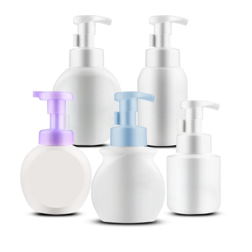 8 oz 10 oz 12 oz White HDPE Plastic Foam Soap Pump Bottle