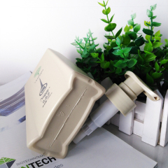 500ml & 800ml HDPE Plastic Rectangle Pump Bottle for Shampoo & Conditioner Packaging