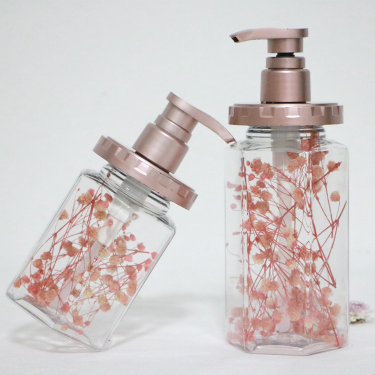 10oz 16oz Clear PET Plastic Hexagonal Bottle