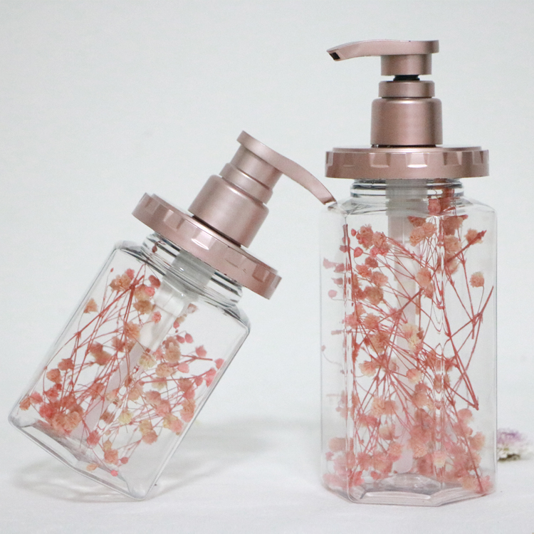 10oz 16oz Clear PET Plastic Hexagonal Bottle