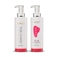 750ml 25oz White HDPE Plastic Round Shampoo Bottle