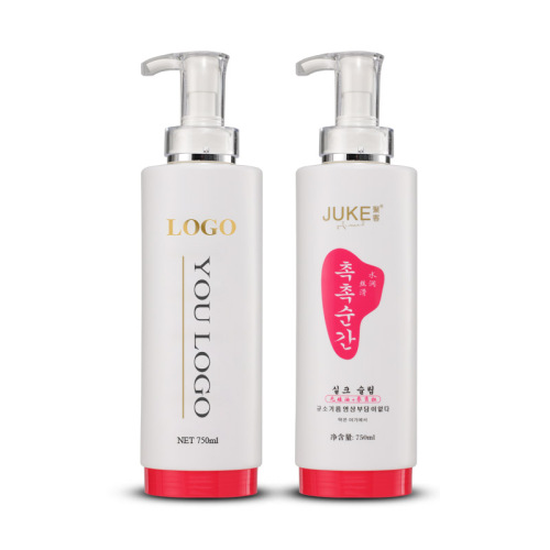 750ml 25oz White HDPE Plastic Round Shampoo Bottle
