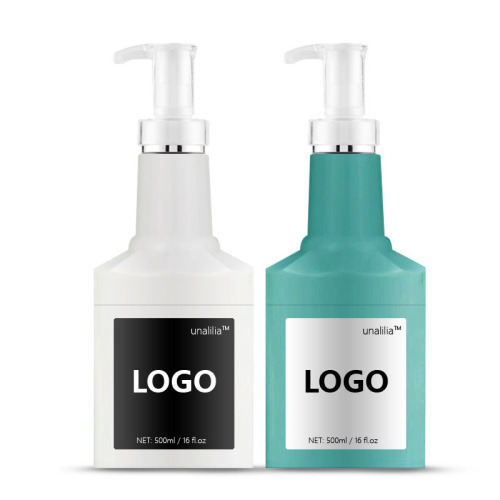 500ml 16.7oz Plastic Assembled Pump Bottle for Shampoo &amp; Conditioner