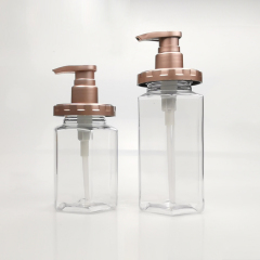 10oz 16oz Clear PET Plastic Hexagonal Bottle