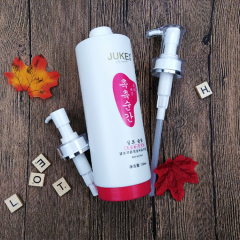750ml 25oz White HDPE Plastic Round Shampoo Bottle