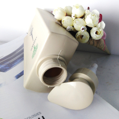 500ml & 800ml HDPE Plastic Rectangle Pump Bottle for Shampoo & Conditioner Packaging