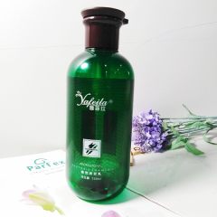 550ml 18.6oz Green PET Plastic Round Shampoo Bottle