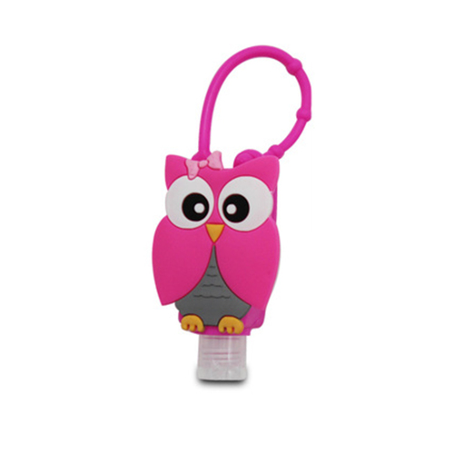 30mll 1oz Plastic Keychain Bottles with Silicone Sleeve for Liquid Soap