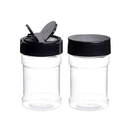 8oz 10oz Clear PET Plastic Spice Bottle