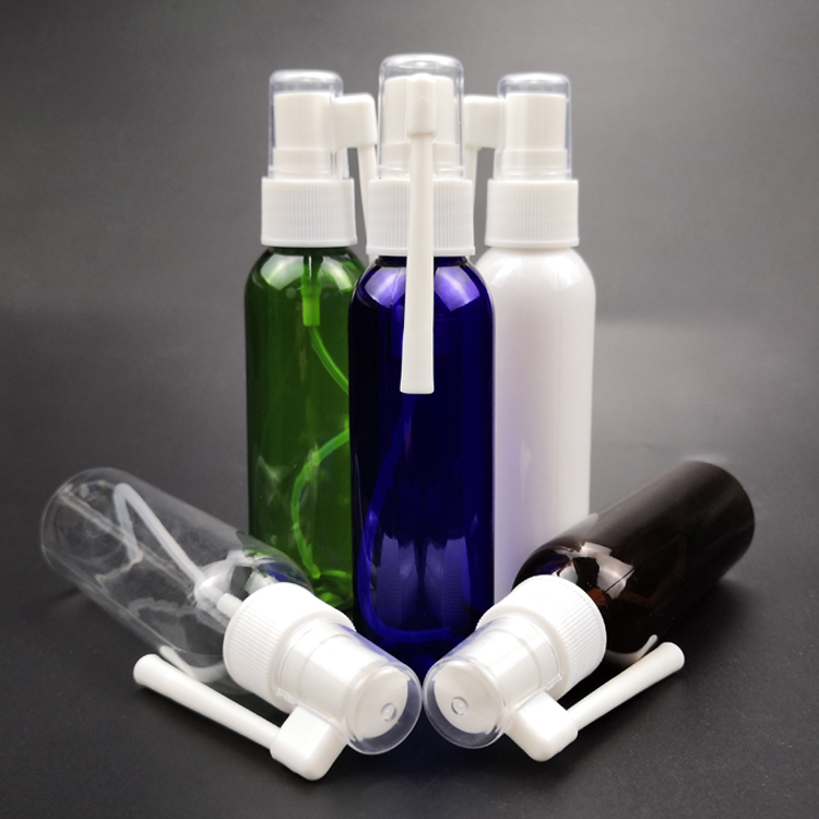 60ml 2oz PET Plastic Round Oral Spray Bottle