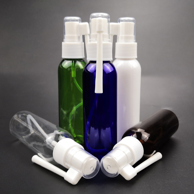 60ml 2oz PET Plastic Round Oral Spray Bottle