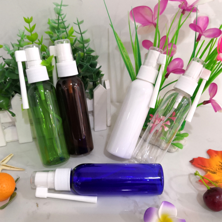 60ml 2oz PET Plastic Round Oral Spray Bottle