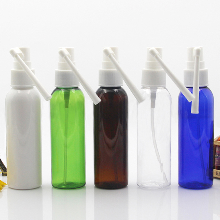 60ml 2oz PET Plastic Round Oral Spray Bottle