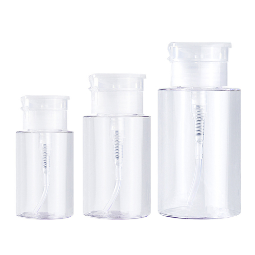 100ml 150ml 200ml Clear PETG Plastic Remover Bottles