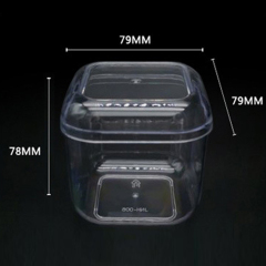 Clear PS Plastic Square Candy Box