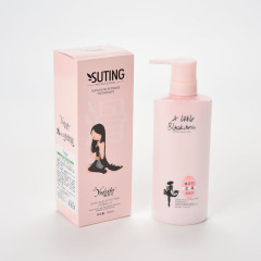 500ml 800ml Pink PET Plastic Pump Bottle for Body Wash & Lotion & Shampoo