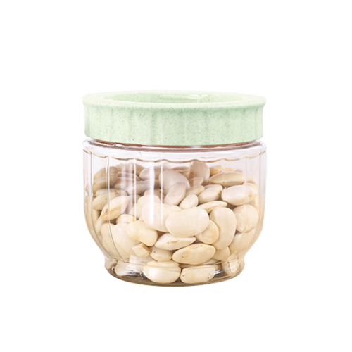 500ml 16oz Clear PET Plastic Storage Jar