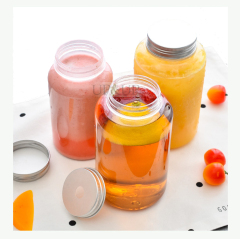 15oz Clear PET Plastic Beverage Round Bottle