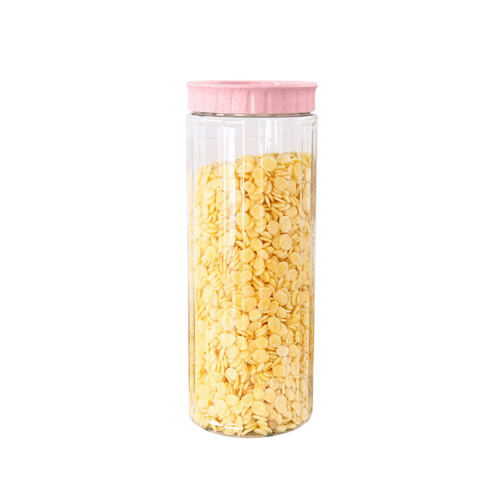 1.5L 50oz Clear PET Plastic Storage Jar