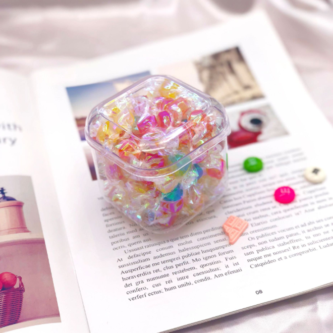 Clear PS Plastic Square Candy Box