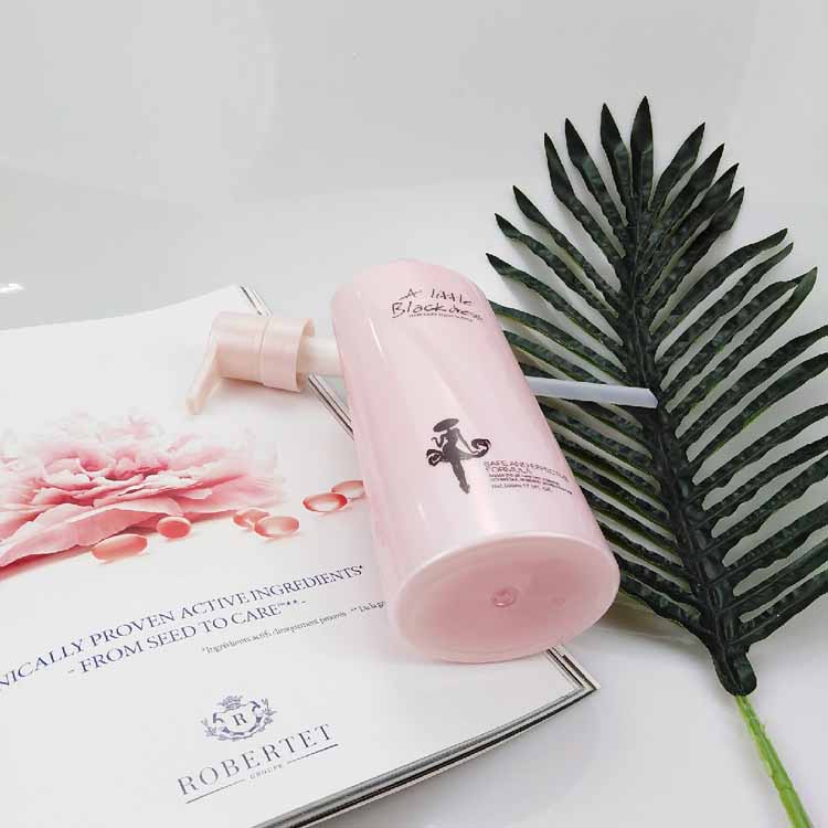500ml 800ml Pink PET Plastic Pump Bottle for Body Wash & Lotion & Shampoo