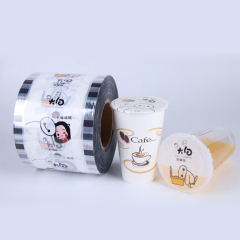Custom Plastic Milk Tea Cup Sealing Film