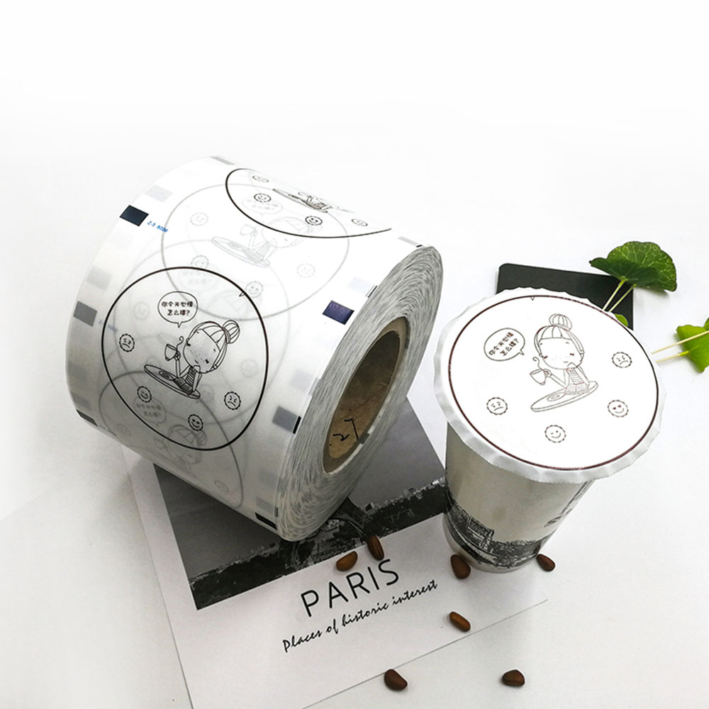 Custom Plastic Milk Tea Cup Sealing Film