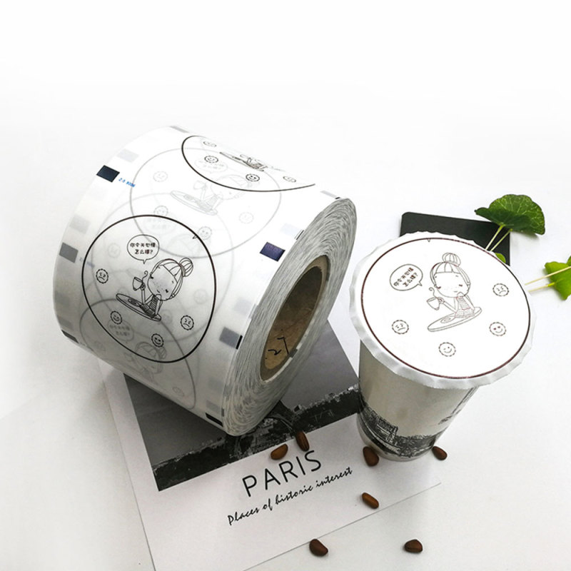 Custom Plastic Milk Tea Cup Sealing Film