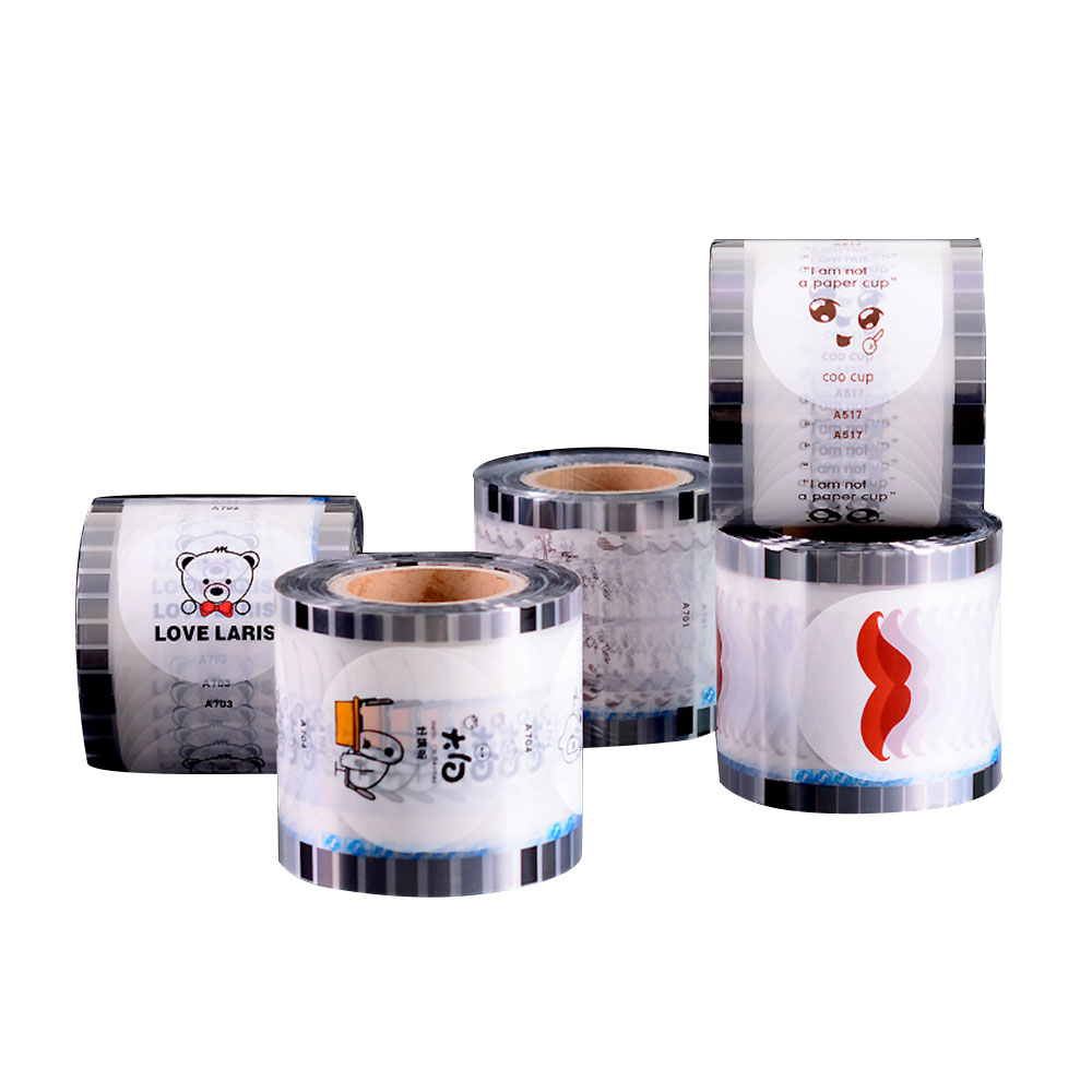 Custom Plastic Milk Tea Cup Sealing Film