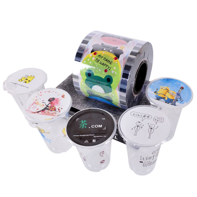 Custom Plastic Milk Tea Cup Sealing Film