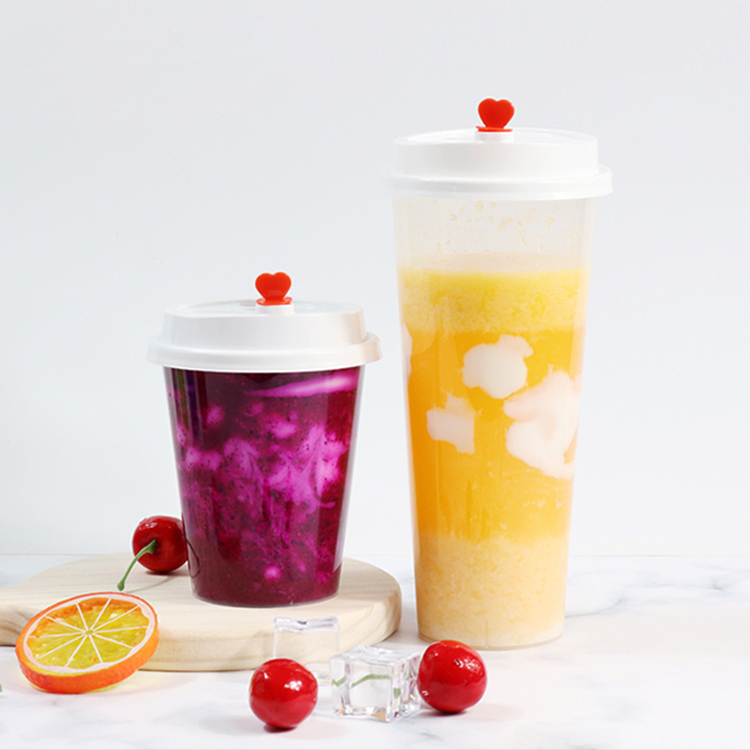 Clear Frosted PP Plastic Bubble Cup