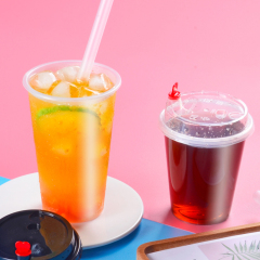 Clear Frosted PP Plastic Bubble Cup