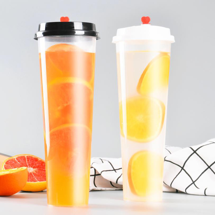 Clear Frosted PP Plastic Bubble Cup
