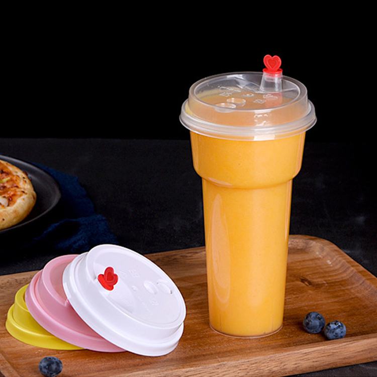 15oz 16oz Clear Translucent PP Plastic Bubble Cup