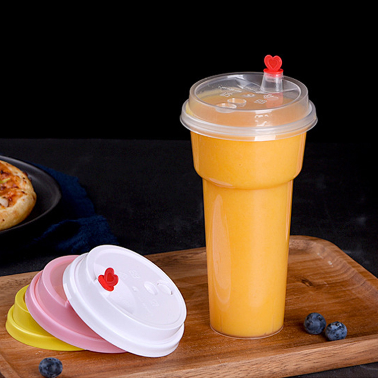 15oz 16oz Clear Translucent PP Plastic Bubble Cup