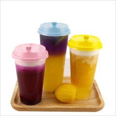 Clear Frosted PP Plastic Bubble Cup