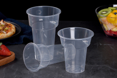 15oz 16oz Clear Translucent PP Plastic Bubble Cup
