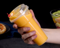 15oz 16oz Clear Translucent PP Plastic Bubble Cup