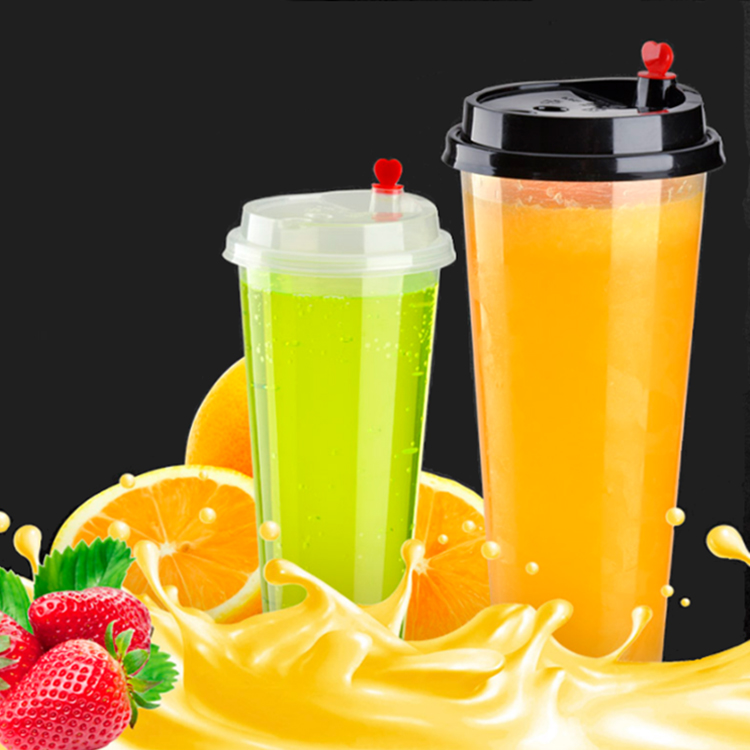 Clear Frosted PP Plastic Bubble Cup