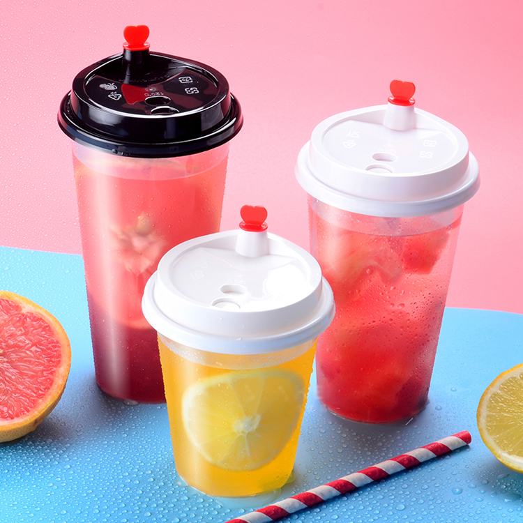 Clear Frosted PP Plastic Bubble Cup