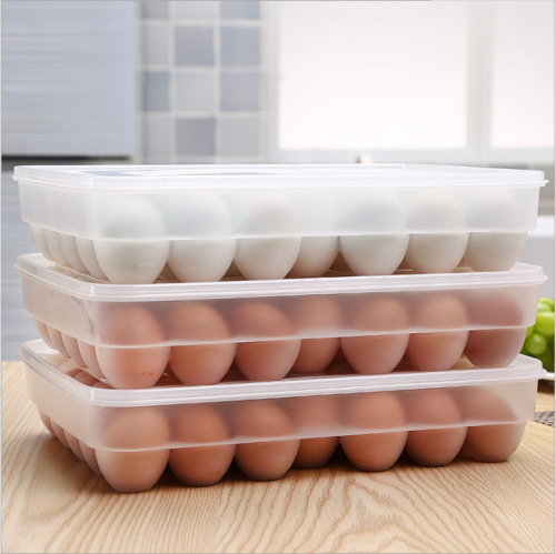 34 Cells Clear PP Plastic Egg Storage Tray Box
