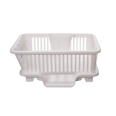 Plastic Dish Rack Easy Assembly Kitchen Drying Useful Plastic Dish Rack