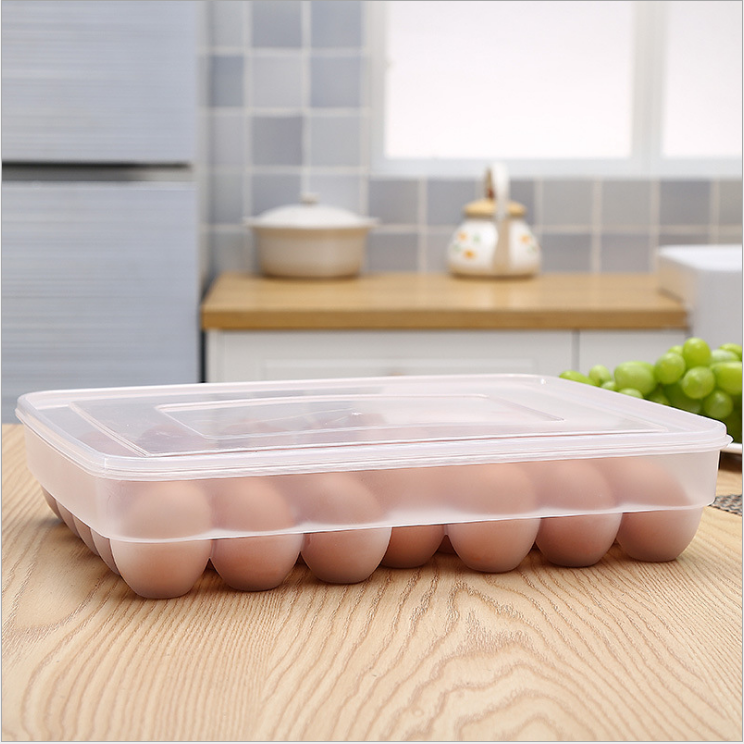 34 Cells Clear PP Plastic Egg Storage Tray Box