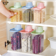 1.9L 2.5L Clear PP Plastic Organization Storage Container