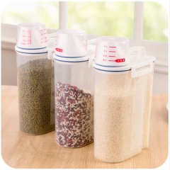 2L Clear PS Plastic Organization Storage Container