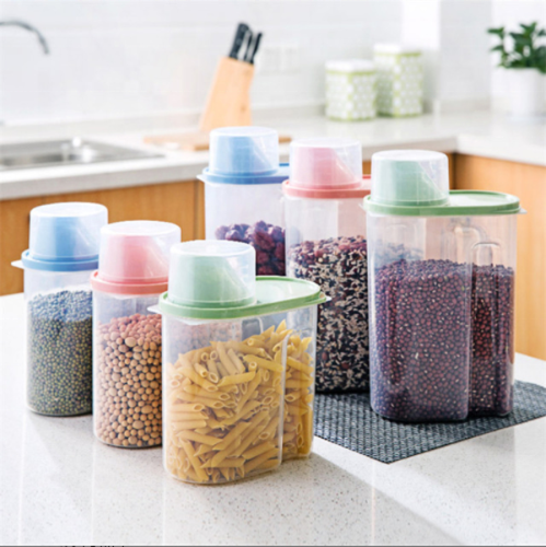 1.9L 2.5L Clear PP Plastic Organization Storage Container