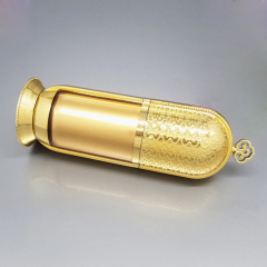 10ml 30ml 50ml 100ml Gold Acrylic Plastic Cosmetic Lotion Bottle