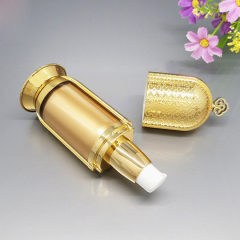 10ml 30ml 50ml 100ml Gold Acrylic Plastic Cosmetic Lotion Bottle