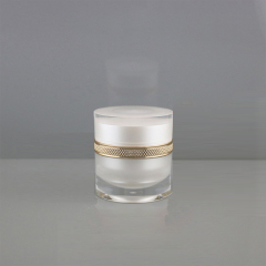 15g 30g 50g White Acrylic Plastic Cream Jar